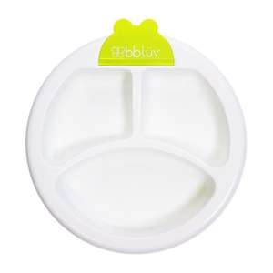 Talerzyk z podgrzewaczem Platö, limonkowy, BBluv